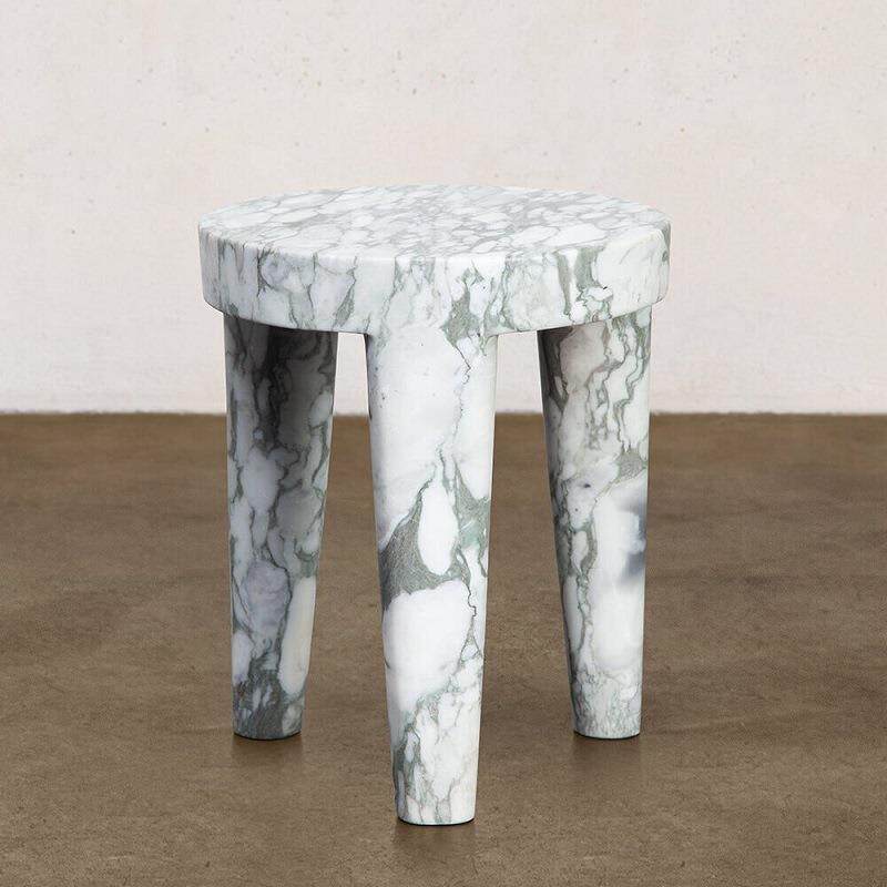 现代简约天然大理石边桌创意轻奢时尚家用样板房客厅沙发边角几