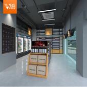 795新款 酒购玖烟酒柜烟酒展示柜多功能用单示面靠墙超市红商货架