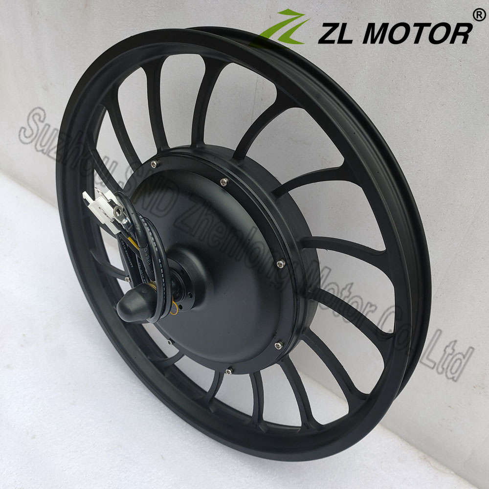 36V48V 1000W 20寸电动自行车替换  后驱全黑款 碟刹大功率电机