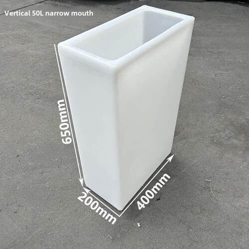 加厚立式40升带盖水箱浴室厨房窄睡桶方形Pe环保塑料储水桶