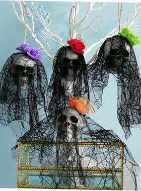 Halloween party KTV decoration skull hangings skeleton万圣节