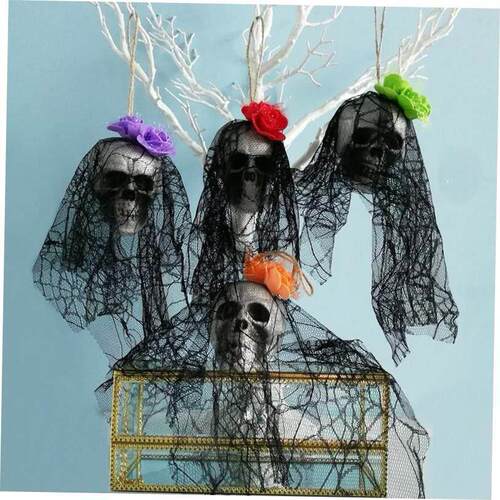 Halloween party KTV decoration skull hangings skeleton万圣节