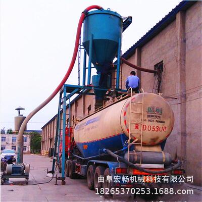 水泥一粉卸车装仓气力输送机TYC石子浆吸料正机泥负压吹吸体上料