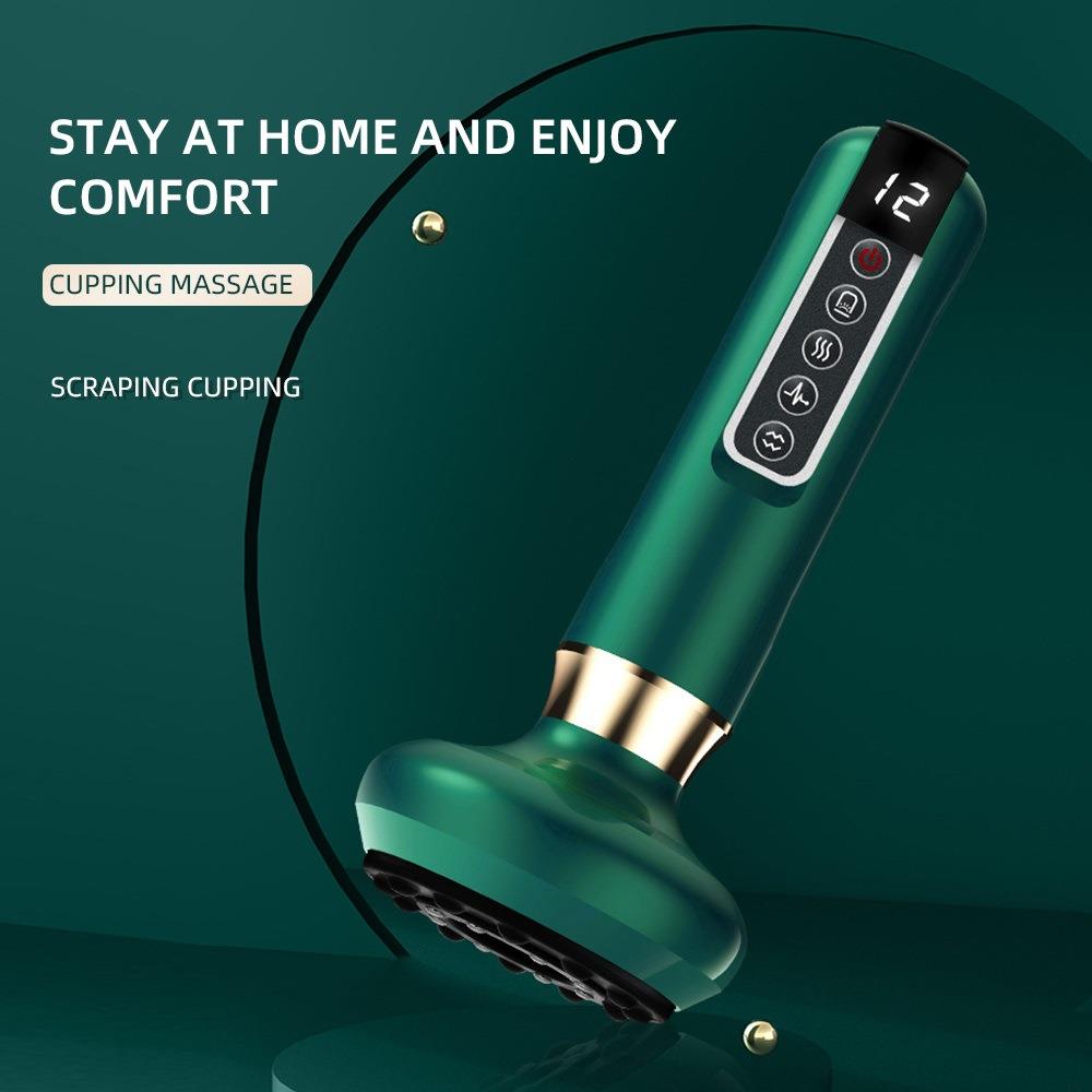 多档调节恒温红外线加热 电动刮痧仪器家用走罐器按摩仪疏通经络