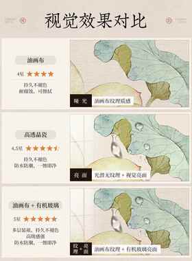 网红喜客新中式平安乐厅代装饰画现沙发背景墙挂画级感大气三高联