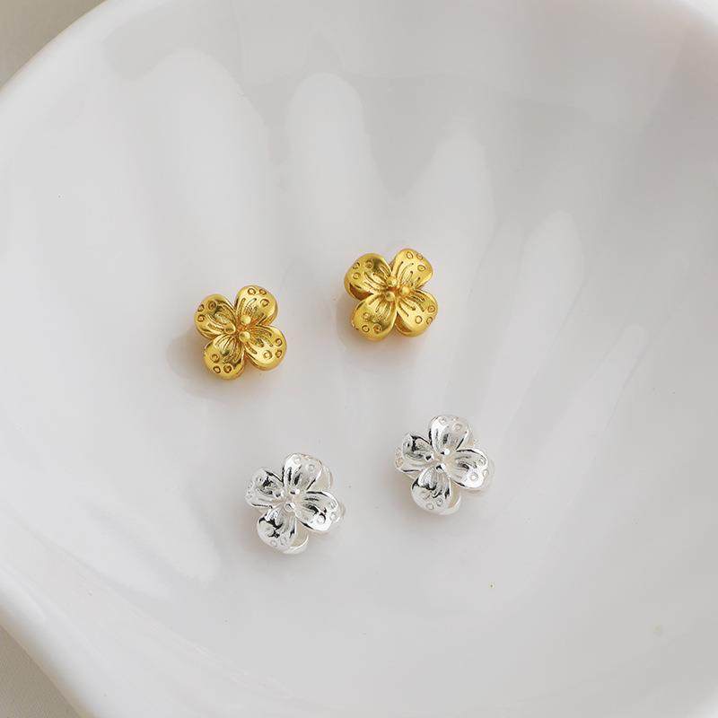 沙金包金保色双面立体通孔四叶草隔珠串珠编绳吊坠材料diy配饰品,饰品/流行首饰/时尚饰品新,其他DIY饰品配件,淘宝优惠券,粉丝福利购,淘宝优惠卷