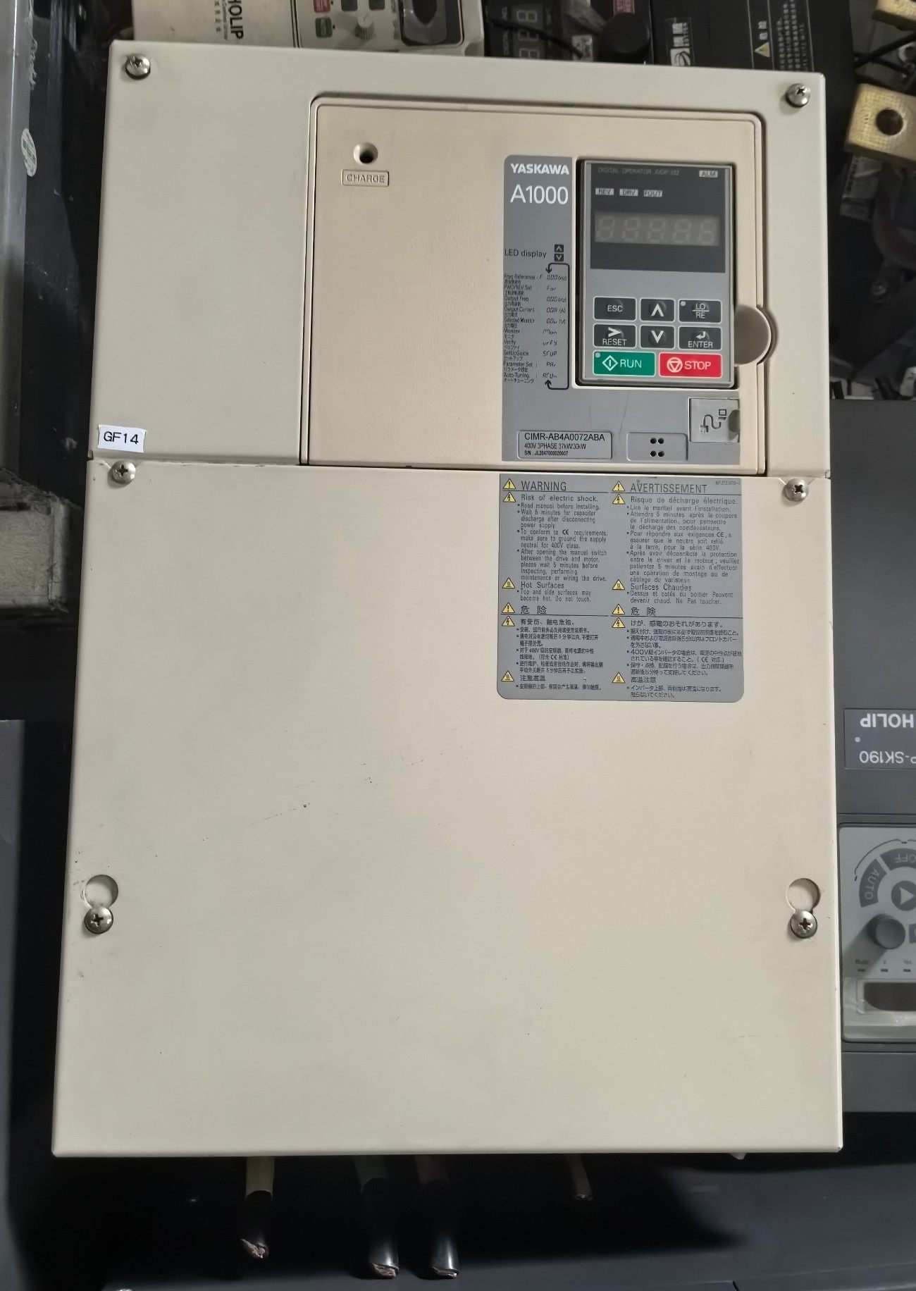 安川A1000变频器37KW/30KW， CIMR-AB4A