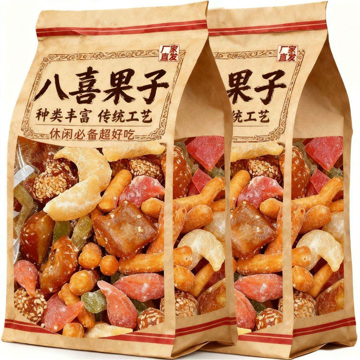 速发现货蜜三刀 零食正宗蜜三刀果子老点心糕点羊角蜜芝麻果八喜
