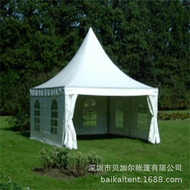 跨境花园帐篷尖顶篷不锈钢篷房花园凉亭展销婚庆活动欧式帐篷