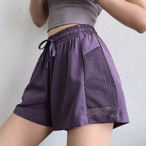 Sports shorts, women's summer double pocket running and