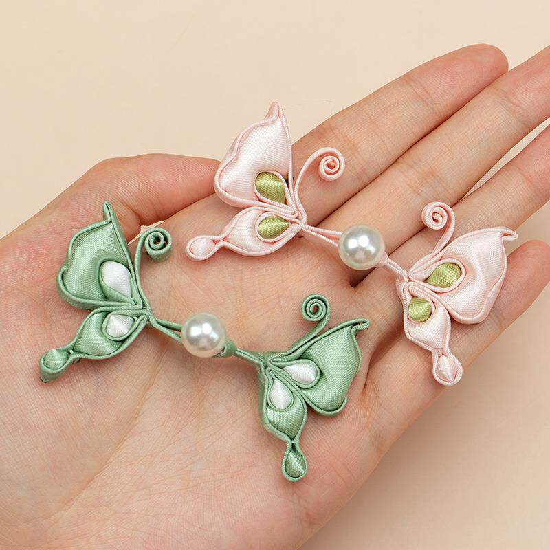 恒美合旗袍盘扣扣子国潮手工蝴蝶填包花扣新中式汉服装饰纽扣辅料