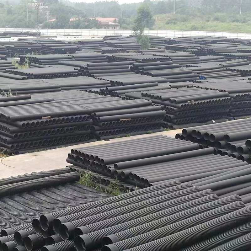 联塑hdpe双壁波纹管中空壁缠绕管雨污水工程B型克拉管下水道排水