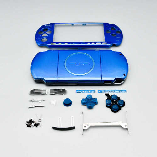 外壳黑白 送机壳psp2000 维修换壳psp3000教程主蓝红工具游戏机