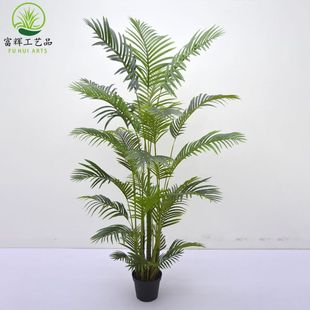 背仿真绿植散尾葵龟竹绿植造景葵盆落地景栽094观饰摆装 件