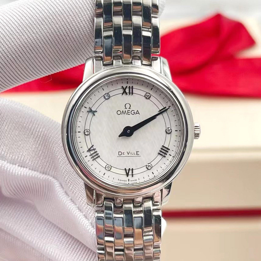 [公价24500]98新欧米茄碟飞系列424.10.27.60.52.002石英女表正品