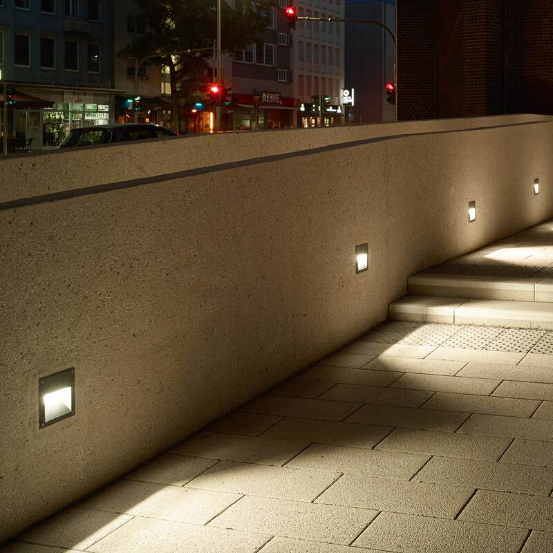 地脚灯LED嵌入式壁灯别墅户外防水景观庭院灯墙角灯楼梯台阶灯