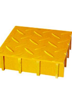 玻璃钢格栅花纹板盖板格子玻洗车板OEN房地网水工程污处理平台