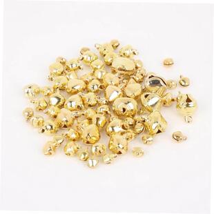 Jingle Christmas Gold Pendants Hanging Iron 300Pcs Bells
