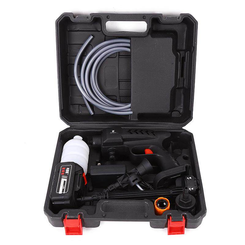 高压洗机机泵洗车水枪电电动洗车机锂电车无线充电洗水ZH-HXCQ枪