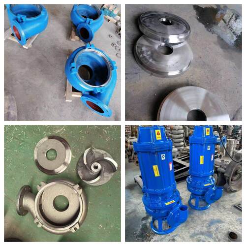 NSQZJQ高洛潜水渣浆泵叶轮液下渣浆泵配件护板泵体抽沙泥浆泵蜗壳