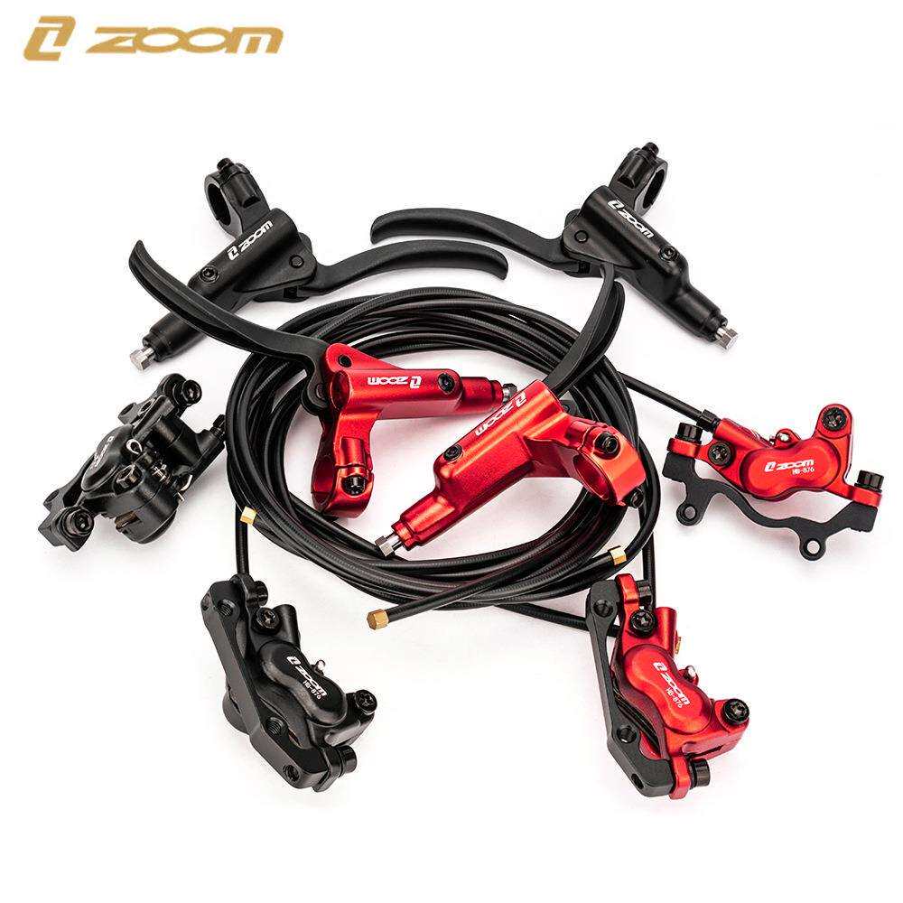 信隆ZOOM四活塞山地车油碟刹车前后分体油压碟刹器内走线加长油管