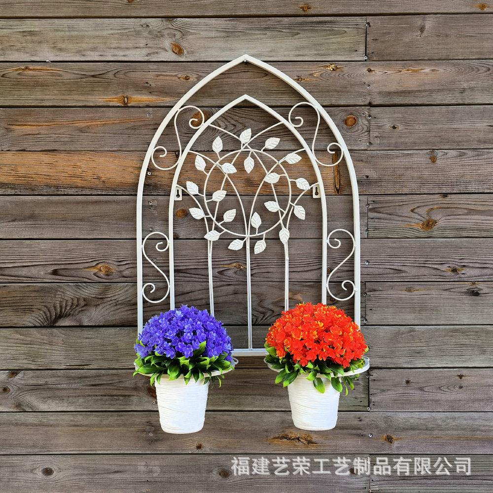 铁艺花架壁挂花架装饰墙壁花篮挂篮阳台花架花盆架吊兰绿萝绿植