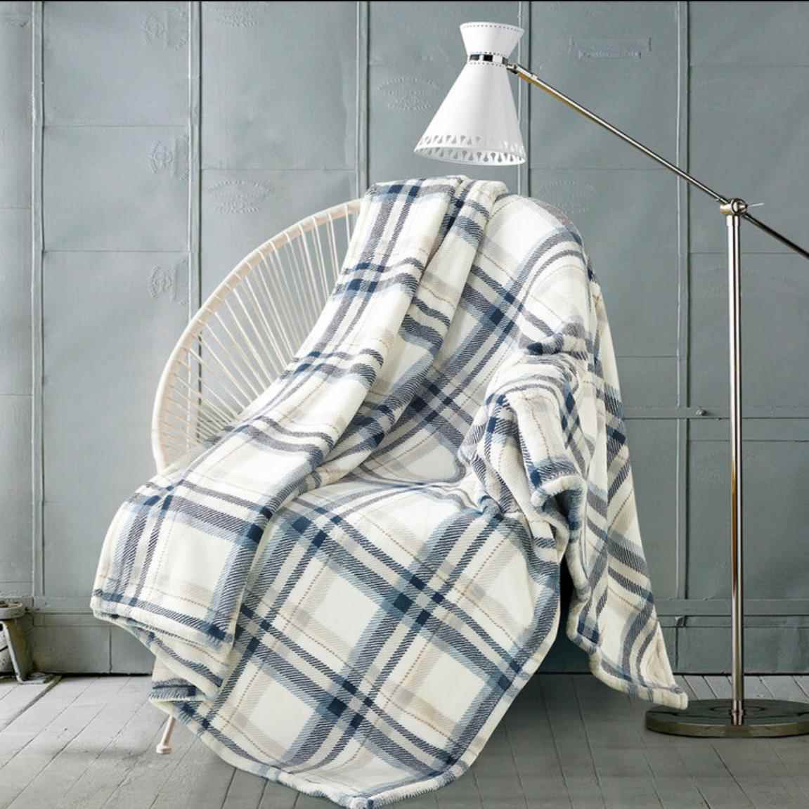 BERKXIRE毛毯拉舍尔仿兔毛法兰绒毯子办公室午睡毯贝贝绒