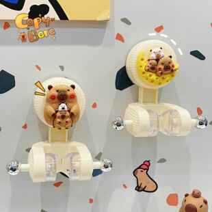 新款花洒支架花晒固定座强力吸盘免打孔可移动卫生间可爱儿童男女