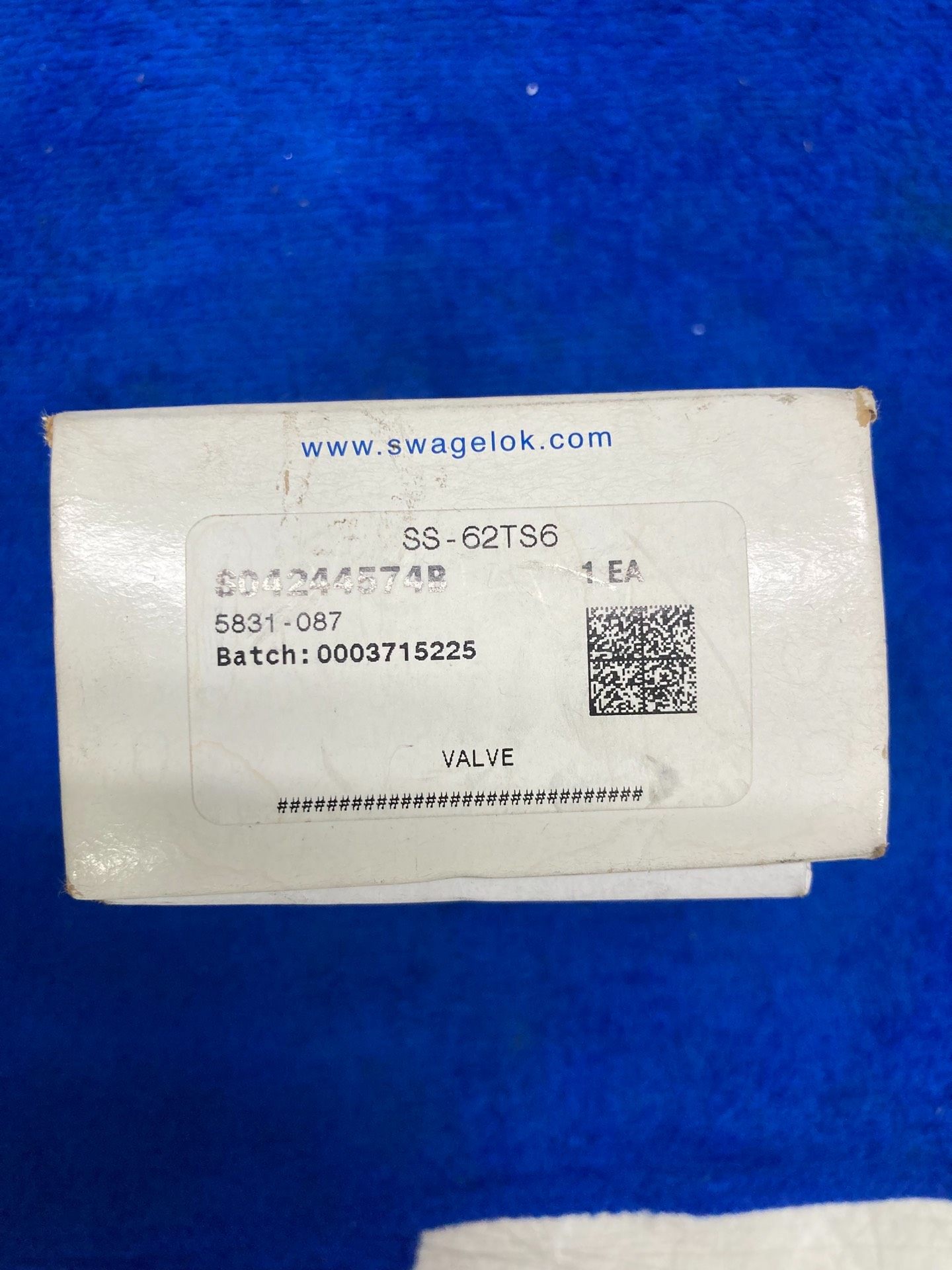 全新SS-62TS6世伟洛克不锈钢 3 件式 60 系列球阀