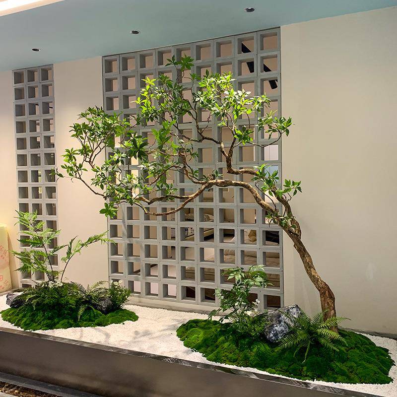 高端植马简醉假木仿真绿植造景橱窗仿生物装饰树大型树约室内马醉