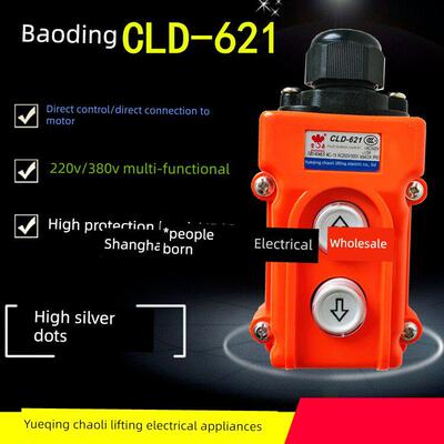 正宗宝鼎牌CLD-621超力起重直控吊机升降电葫芦上下倒顺按钮开关