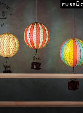荷兰Authentic Models 璀璨热气球亮灯款带灯遥控开关空中吊饰