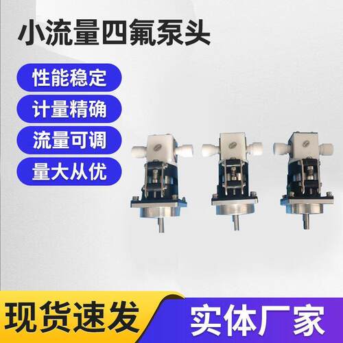 厂家直供小流量泵头四氟柱塞泵计量泵高压可调增压泵水泵往复式