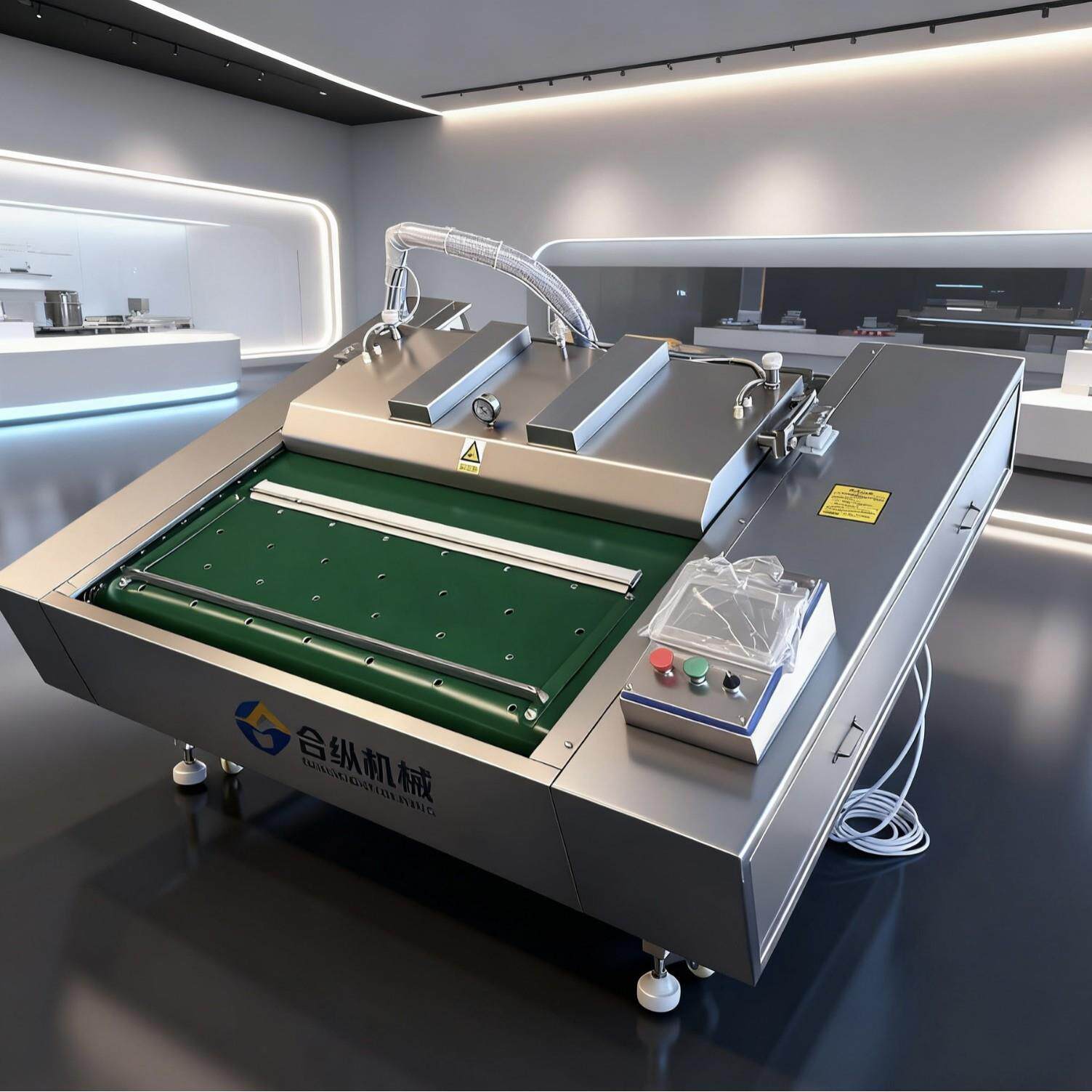 联续式1100型全自动真空包装机藕片脆笋榨菜滚动式封口设备包邮