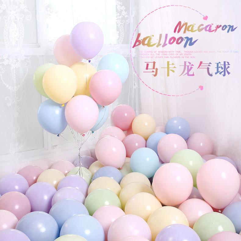 马卡龙气球大包1000个 婚庆生日派对装饰酒吧KTV开业活动场景布置