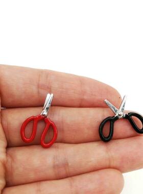 dollhouse【黑柄小剪刀模型】彷真娃娃屋配件 bjd袖珍缝纫用品