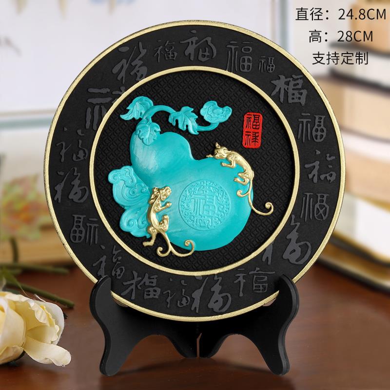 正品炭工艺品摆福字新家居酒雕柜电视柜装饰品厅件乔迁礼物创意客