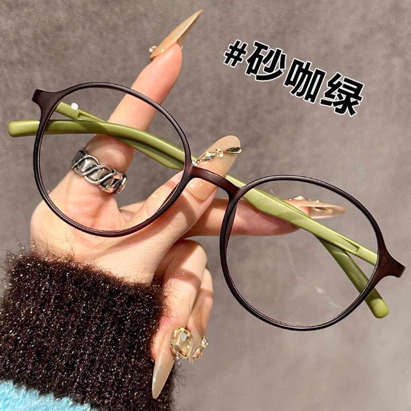 超轻高档覆古圆框时尚防蓝光防辐射护目老花眼镜平光镜老光眼镜框