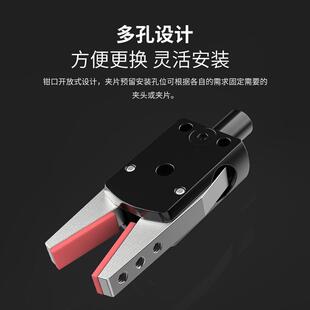 T夹Y型迷你气动夹子机869械手子夹爪 机械手配件水口夹具小夹ZX02