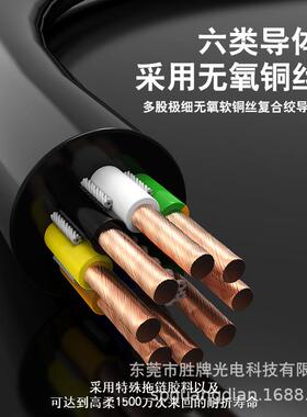 150万YDM次高速对折拖0链线缆2464-A*9C耐折弯1PVC环保护ROHS6套