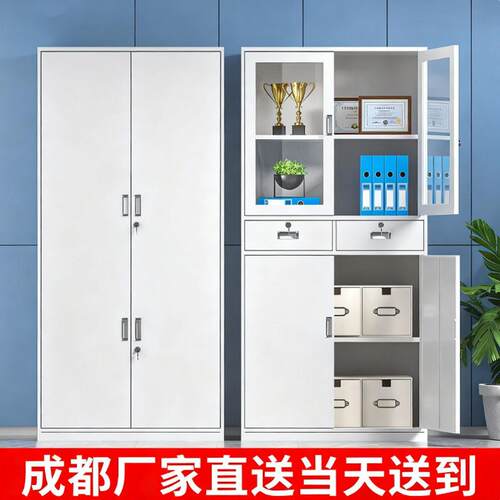 成都文件柜厂家直送文件柜办公室资料柜财务凭证柜带锁档案收纳柜