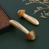 牛角小蘑菇头脸部点穴拨筋棒眼部刮痧板拨筋棒美容棒面部通用批发