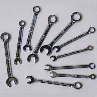 台湾宝工两用小扳手HW-609A小型梅花开口扳手10支组英制梅开扳手