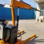 明工仓储库房配重式 搬运吊车移动式 液压吊臂车电动自行走小吊机