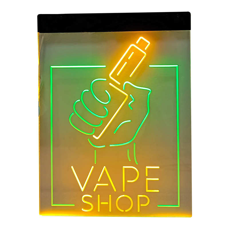 外贸LED指示标识牌亚克力发光字广告牌卫生间字母灯logo定制