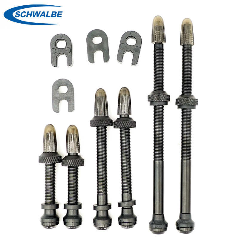 Schwalbe世文公路车 真空胎气嘴无内胎山地车法嘴40mm延长60/80MM