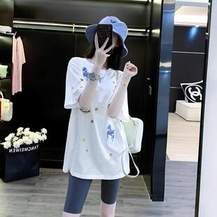 独特漂亮上衣 T恤女fas设计感小众不撞款 法国Rouje Dsyle白色短袖