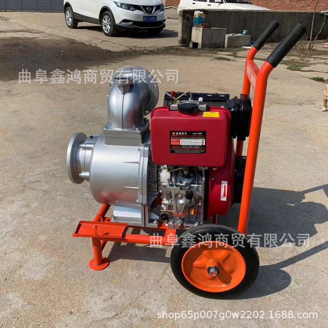 2小型YJJ汽油机汽抽水水寸泵汽油水泵抽机6寸油柴油自吸泵