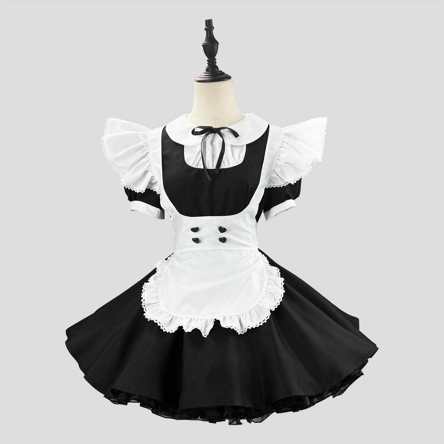 日系女仆装古早风lolita连衣裙OP轻音少女 cosplay服装