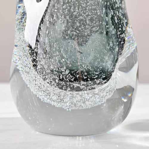 装饰品厚重气泡现代售楼处摆件电视柜样板间简约花瓶琉璃桌面客厅